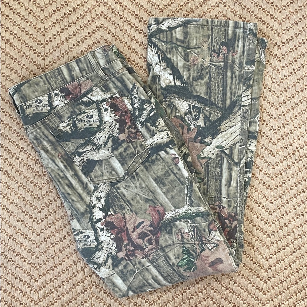 Mossy Oak - Camouflage Straight Legged Pants - Green / Brown - 16